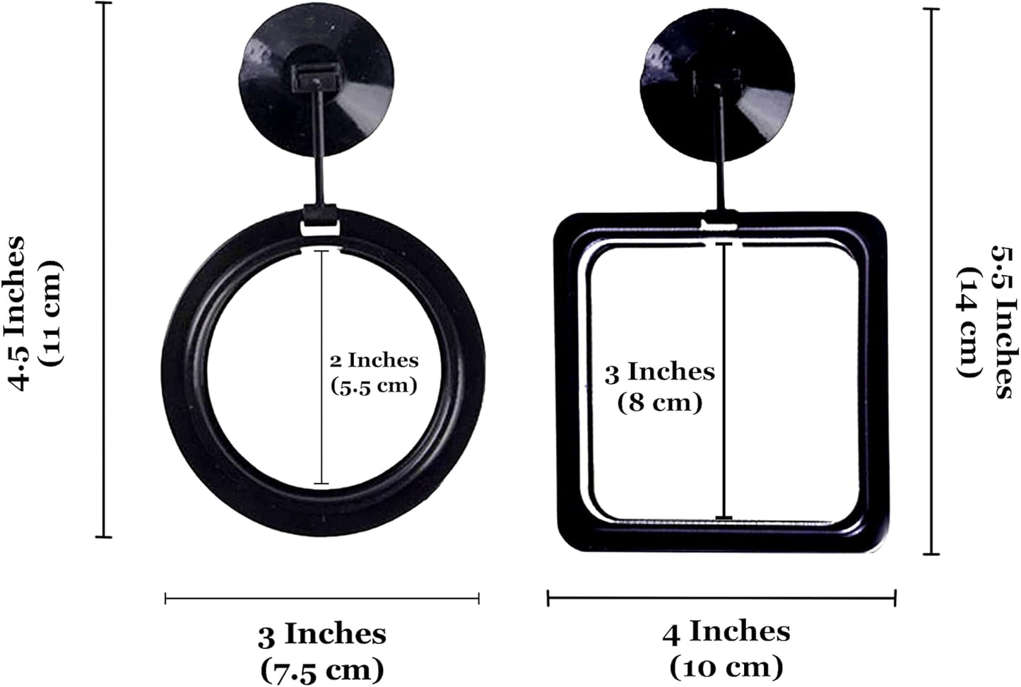 SunGrow 2 Betta Feeding Ring, Prevent Water Turbulence from Washing Food into Filter, Practical Round Floating Food, Suitable for Guppy, Goldfish and Other Small Fish